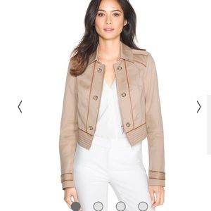 White House Black Market Cropped Jacket